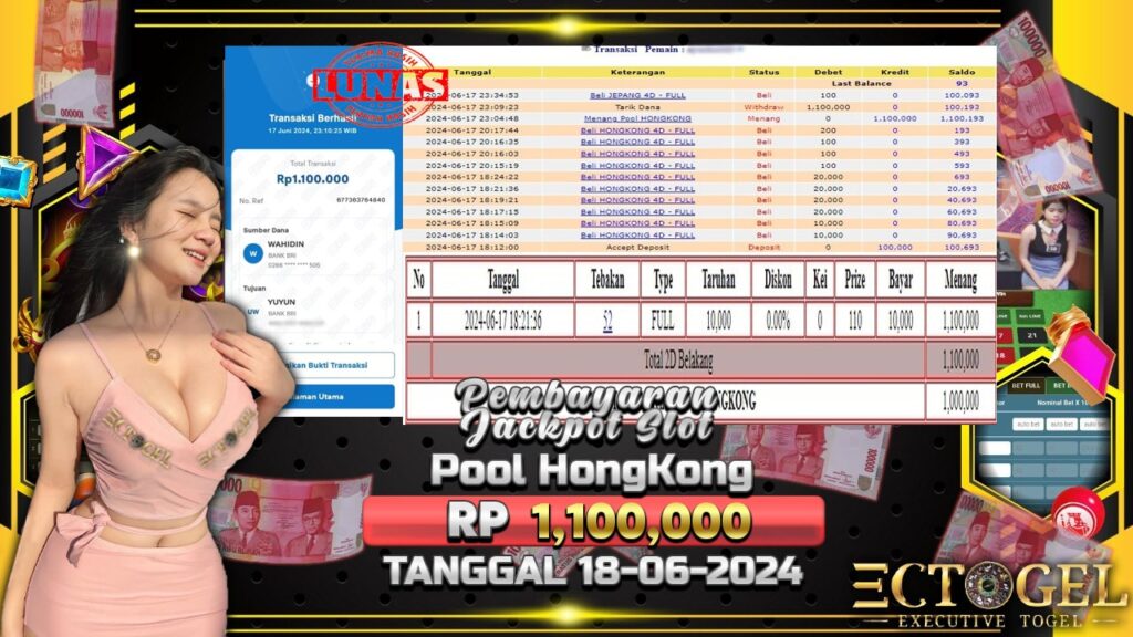 BUKTI JACKPOT TOGEL POOL HONGKONG TERPERCAYA DI INDONESIA