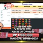 BUKTI JACKPOT SLOT GATES OF OLYMPUS TERPERCAYA DI INDONESIA TGL 28-06-2024