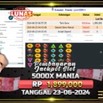 BUKTI JACKPOT SLOT 5000X MANIA TERPERCAYA DI INDONESIA TGL 23-06-2024