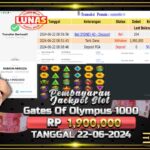 BUKTI JACKPOT SLOT GATES OF OLYMPUS 1000 TERPERCAYA DI INDONESIA TGL 22-06-2024