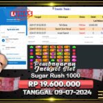 BUKTI JACKPOT SLOT SUGAR RUSH 1000 TERPERCAYA DI INDONESIA TGL 09-07-2024