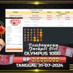 BUKTI JACKPOT SLOT GATES OF OLYMPUS 1000 TERPERCAYA DI INDONESIA TGL 31-07-2024