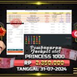 BUKTI JACKPOT SLOT STARLIGHT PRINCESS 1000 TERPERCAYA DI INDONESIA TGL 31-07-2024