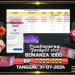 BUKTI JACKPOT SLOT SWEET BONANZA 1000 TERPERCAYA DI INDONESIA TGL 31-07-2024