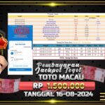 BUKTI JACKPOT TOGEL TOTO MACAU TERPERCAYA DI INDONESIA TGL 16-08-2024