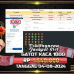 BUKTI JACKPOT SLOT GATES OF GATOT KACA 1000 TERPERCAYA DI INDONESIA TGL 04-08-2024