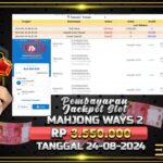 BUKTI JACKPOT SLOT MAHJONG WAYS 2 TERPERCAYA DI INDONESIA TGL 24-08-2024