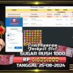 BUKTI JACKPOT SLOT SUGAR RUSH 1000 TERPERCAYA DI INDONESIA TGL 25-08-2024