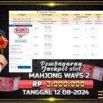 BUKTI JACKPOT SLOT MAHJONG WAYS 2 TERPERCAYA DI INDONESIA TGL 12-08-2024