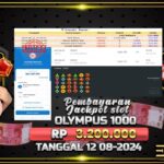 BUKTI JACKPOT SLOT GATES OF OLYMPUS 1000 TERPERCAYA DI INDONESIA TGL 12-08-2024