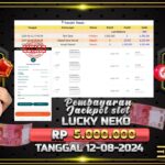 BUKTI JACKPOT SLOT LUCKY NEKO TERPERCAYA DI INDONESIA TGL 12-08-2024