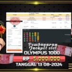 BUKTI JACKPOT SLOT GATES OF OLYMPUS 1000 TERPERCAYA DI INDONESIA TGL 13-08-2024