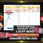 BUKTI JACKPOT SLOT LUCKY NEKO TERPERCAYA DI INDONESIA TGL 02-08-2024