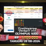 BUKTI JACKPOT SLOT GATES OF OLYMPUS 1000 TERPERCAYA DI INDONESIA TGL 29-08-2024