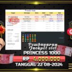 BUKTI JACKPOT SLOT STARLIGHT PRINCESS 1000 TERPERCAYA DI INDONESIA TGL 22-08-2024