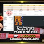 BUKTI JACKPOT SLOT CASTLE OF FIRE TERPERCAYA DI INDONESIA TGL 06-09-2024