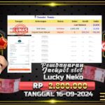 BUKTI JACKPOT SLOT LUCKY NEKO TERPERCAYA DI INDONESIA TGL 16-09-2024